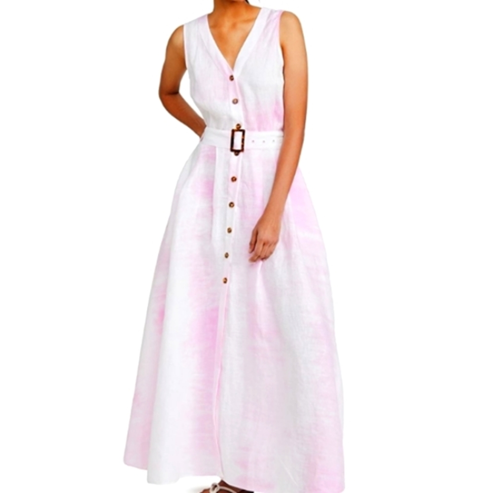 Solid & Striped Beach Coverup - image 1